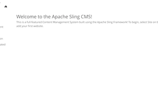Apache Sling CMS screenshot 1