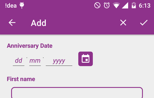 Anniversary Reminder screenshot 1