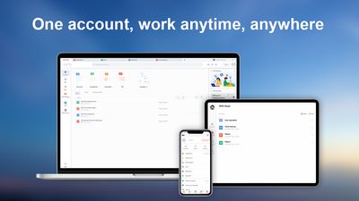 One account ,work anytime, anywhere