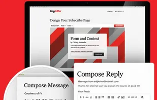 TinyLetter screenshot 1