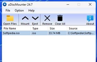 uDiscMounter screenshot 1