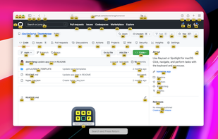1. Activate
The default shortcut is Command + Shift + Space.
Labels are generated for clickable UI elements.