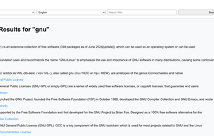 Example of search results.