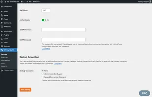 WP Mail SMTP screenshot 2