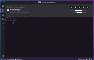 Manage containers. Part 3 of 3. Using Terminal.