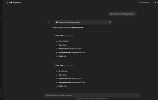 View all your survey forms