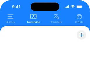 Start talking - Tap once to start.