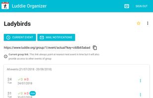 Luddie Organizer screenshot 1
