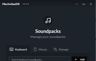 soundpack selection