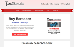 Legal Barcodes screenshot 1