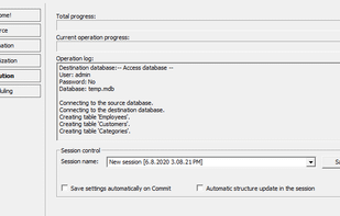 DBConvert for Excel and MySQL screenshot 2