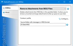Remove Attachments from MSG Files screenshot 1