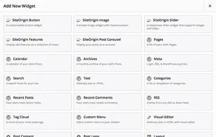 SiteOrigin Page Builder screenshot 1
