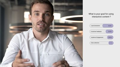 Enrich your online events with live Q&A, quizzes and polls