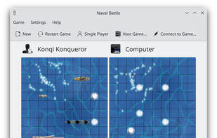 KNavalBattle screenshot 1