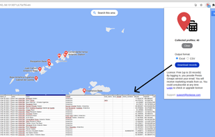 Presto Maps Lead Extractor screenshot 1