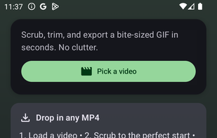 Vid2Gif screenshot 1