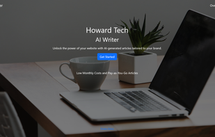 Howard Tech AI Writer screenshot 1