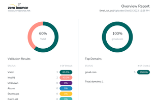 ZeroBounce screenshot 1