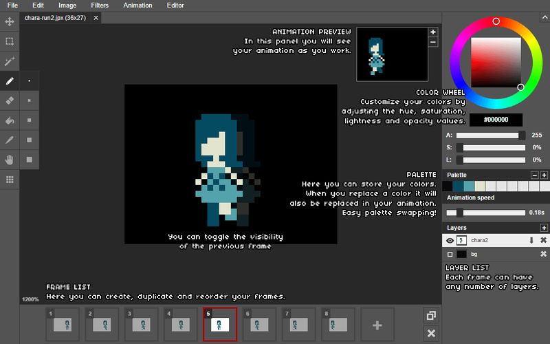 Pixen - pixel art editor for macOS