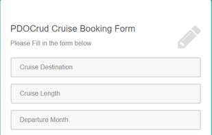 PDOCrud screenshot 3