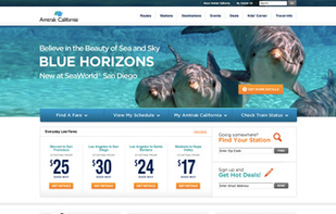 Posted on BlueRiver's Homepage - Amtrak website converted to Mura