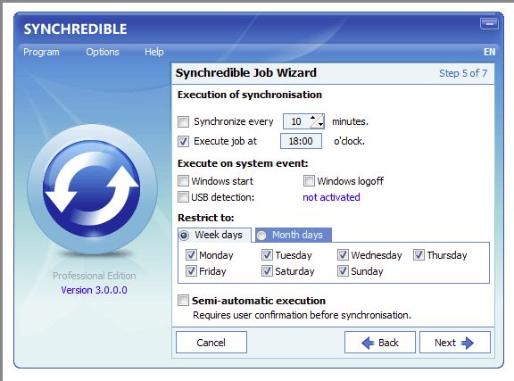 Synchredible Professional Edition 8.105 for mac download