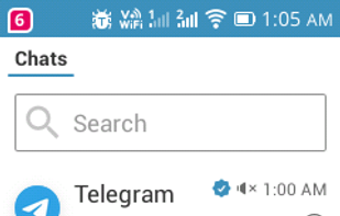 Telegram4KaiOS screenshot 1