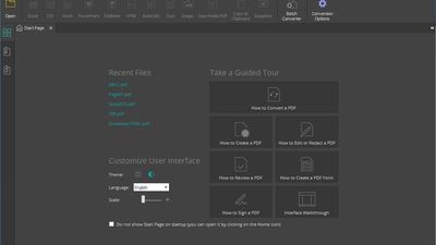 User Interface - Dark Theme