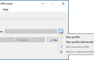 OpenConnect GUI screenshot 1