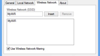 Advanced network filtering based upon wireless SSID.
