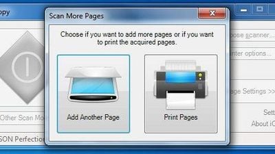 Add More Pages Dialog