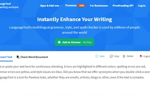 LanguageTool screenshot 1