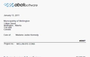 Invoice sample