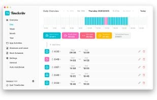 TimeScribe screenshot 1