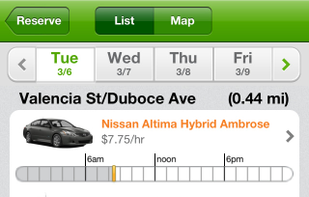 ZipCar screenshot 1