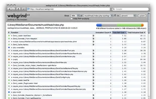 Webgrind screenshot 1