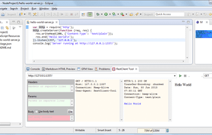 rest-client and craze outline / birdview