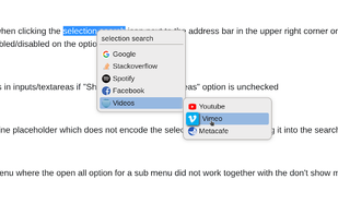 Selection Search screenshot 1