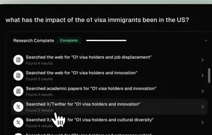 Hovering over a completed task in Extreme mode (Deep Research).
From: https://x.com/zaidmukaddam/status/1897822424009244800
