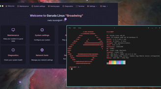 Garuda Linux unveils COSMIC in Alpha release image