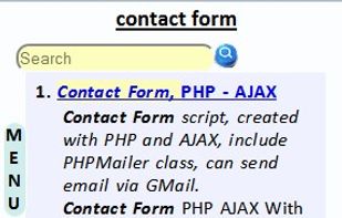 SSEP - Site Search Engine PHP-Ajax screenshot 3