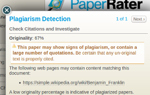 PaperRater screenshot 1