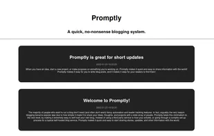 Promptly screenshot 1