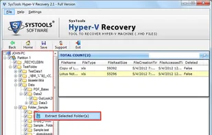 Extract and Save Selected Files