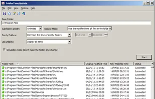 FolderTimeUpdate screenshot 1