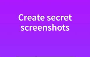 Secret Screenshots screenshot 1