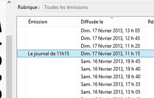 Remix / catch-up television programs available after airing
List the programs available for catch-up. These programs are offered by the channels, for a week or more, and their access is free.
Watch shows, with the player embedded in Captvty or with another player (like VLC).
Download the shows as a video file and save their description as a text file.