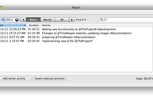 Report window