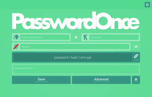 PasswordOnce screenshot 1